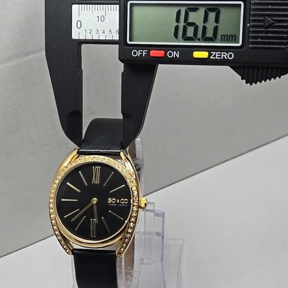 SO CO New York Madison Womens Watch Quartz Gold Tone New Battery Elegant Style main image 8